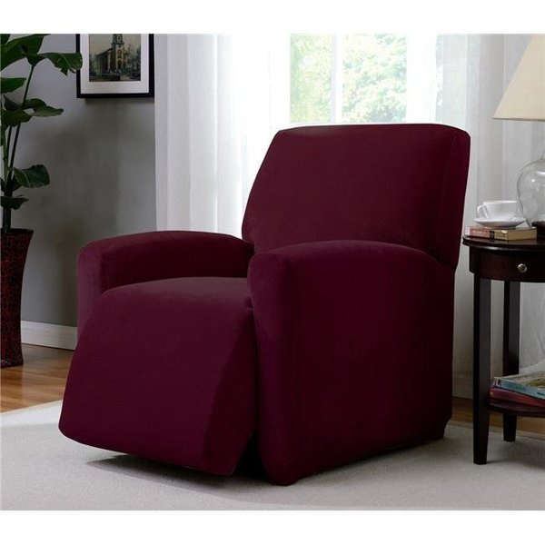 Madison Industries Madison DAY-LGRECL-BU Kathy Ireland Day Break Large Recliner Slipcover; Burgundy DAY-LGRECL-BU